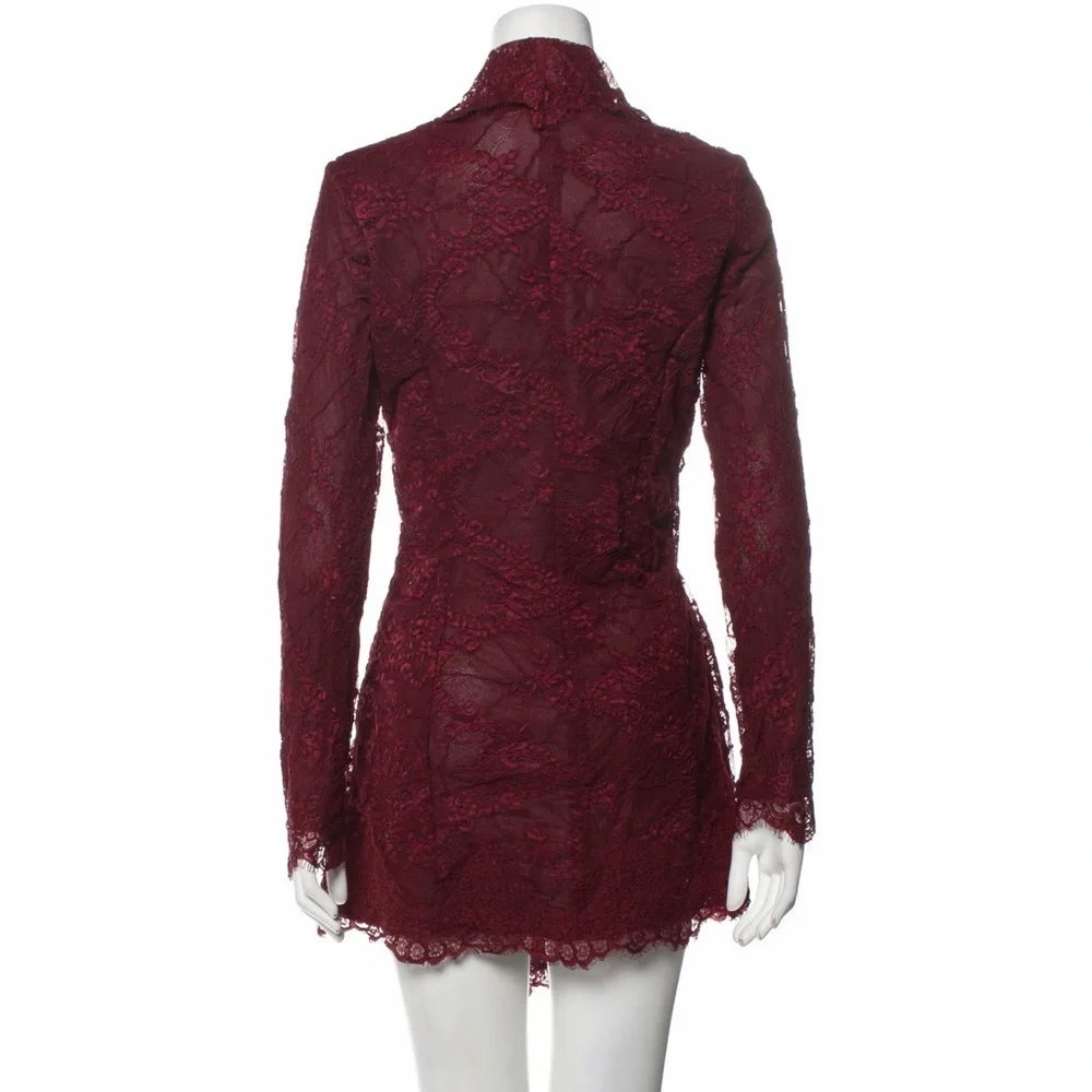 STONE COLD FOX OXBLOOD LACE FILLMORE DRESS-NWT - Picture 7 of 15